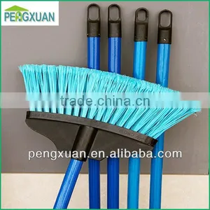 Factory Custom Outdoor Clean Soft Sweep Easy Plastic Broom With Stick thumbnail-1