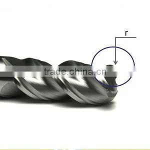 12mm Carbide End Mill 3 Flutes Corner Radius Profile Cutter/cutting Tool R2.5 thumbnail-2