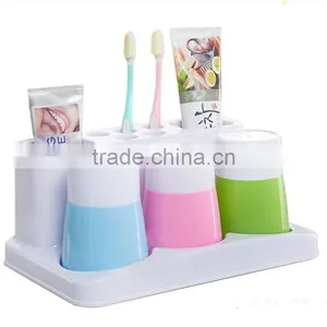 Plastic Tooth Brushes Organizer , Bathroom Storage Rack , Toothbrush Toothpaste Stand Holder , thumbnail-6