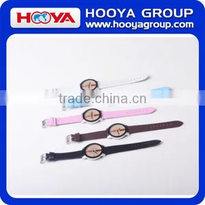 WQ13099 Fashionable Top Movement Watch Leather Strap Watch Various Colors Leather Wrist Watch thumbnail-1