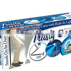 New Arrivel Foldable Aluminium Cane Walking Cane Trusty Cane With LED Light thumbnail-3