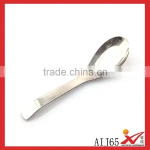 Stainless Steel Ice Cream Spoon With Colorful Plastic Handle thumbnail-1