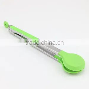 12 Inch Slide Lock Salad Tongs Proetct Your Hands thumbnail-2