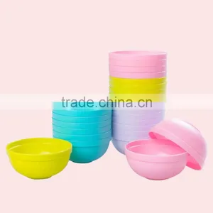 Round Shape Children Colorful PP Plastic Bowl thumbnail-2
