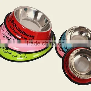 Wholesale Stainless Steel Pet Bowl Dog Water Bowl Cat Food Bowl thumbnail-1