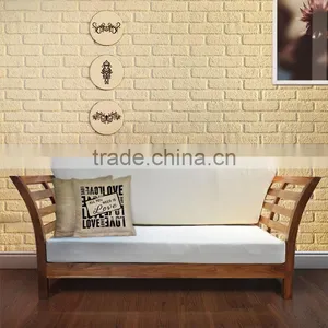 Teak Sofa Zenith Natural 3 Seater thumbnail-1