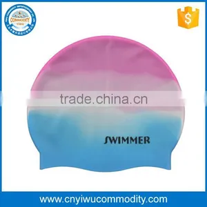 Custom Logo Printing Silicone Competition Swimming Cap thumbnail-1