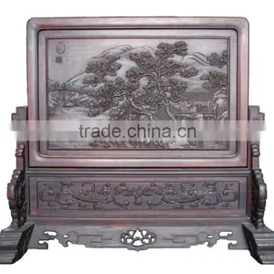 Wooden Carving,"The Scenery of Landspace" Wooden Screen thumbnail-1