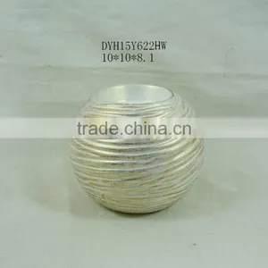Round Ceramic Candle Holders Chirstmas Decorations thumbnail-6