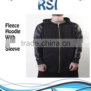EMBROIDERY AND PRINTING WOMEN'S FLEECE HOODIE thumbnail-1