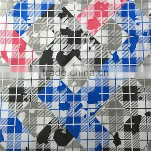 100% Polyester Microfiber Print Fabric Microfiber Brushed Polyester Fabric Plaid Fabric thumbnail-1