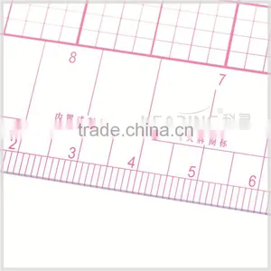 Kearing Pattern Grading Garment Ruler With Protractor Inch / Metric Plastic Rulers#B-95 thumbnail-3