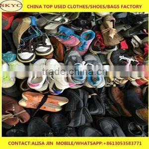 Liberia Used Shoes Buyers Imported High Quality Big Size Sports/leather/sandal Children Mixed Second Hand Shoes in Dongguan thumbnail-6