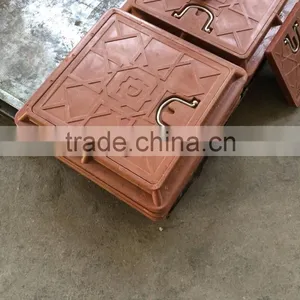 Fiberglass Manhole Cover With Mesh (size From 30x30 to 80x80cm) thumbnail-4
