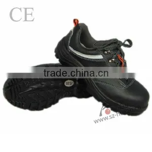 PU Bottom Senior Head Layer Cowhide Steel Toe Safety Shoes From Huaan thumbnail-1