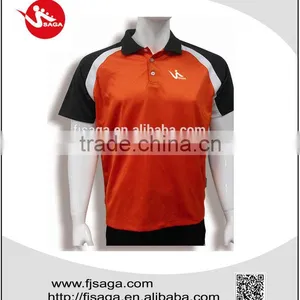 Wholesale Golf Shirts With Polyester and Spandes Suit for Men Newest Design thumbnail-5