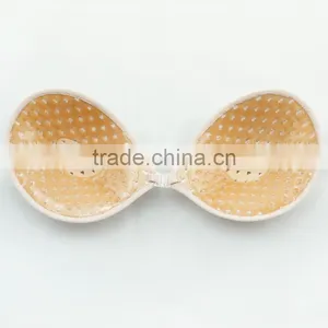 Sexy and Comfortable Stealth Seamless Self Adhensive Fancy Lace Bra thumbnail-2