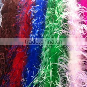 Holesale Fashion Ostrich Feather Boas, Feather Trim For Party Decoration thumbnail-2