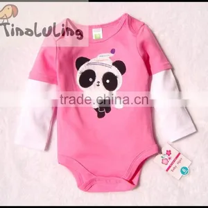 Top Selling Baby Winter Clothing,infant and Toddler Panda Animal Bodysuits Organic Cotton Baby Rompers thumbnail-1