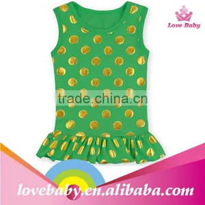 2015 Wholesale Sleeveless Top With Ruffle for Child thumbnail-4