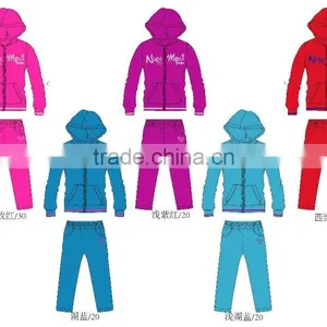 Cheap Girl's Knit Set Sports Wear Wholesale Lot thumbnail-2
