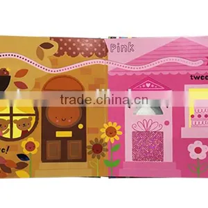 Children Touching and Feeling Book 4C/4C Card Book Customizable Education Book thumbnail-4