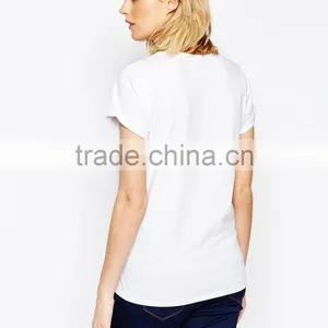 New Collection Fashion Printing Short Sleeve Maternity T-shirt Maternity Belt thumbnail-3