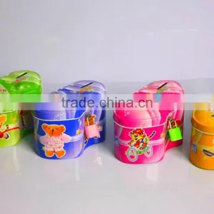 Redhill Personality Double Heart Shape Saving Cans,money Boxes,metal Can thumbnail-4
