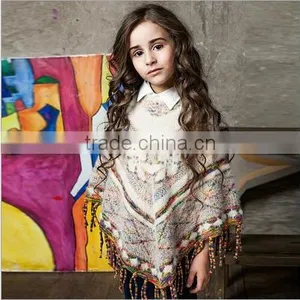 New Fashion Girl Knitting Pullover Poncho Sweater thumbnail-1