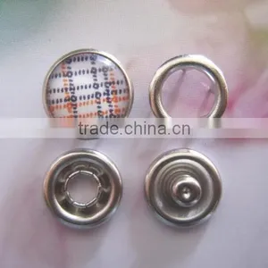 High Quality PaPa Baby Clothing Brass 4 Part Ring Prong Snap Fastener thumbnail-6