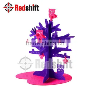 3D Felt Puzzle 3d Jigsaw Puzzle Felt Puzzle Owl Jewelry Holder thumbnail-1