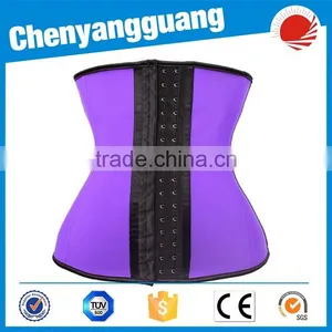 CYG-Latex Waist Trainer&Cincher Plus Size Sexy Corset thumbnail-3