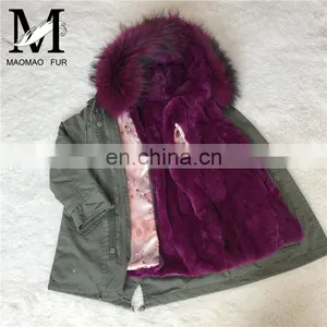 Newest Baby Products China Suppliers Child Genuine Rabbit Fur Kids Winter Clothes thumbnail-4
