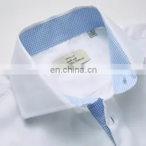 High Quality Mens White Cotton Dress Shirt thumbnail-3