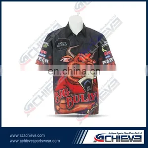 Wholesale Cheap Custom All Over Printed 1/4 Zipper Race Jersey thumbnail-1