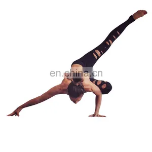 Women's Fitness Yoga Pants Slimming Leggings Running Stretch Sports High Waist Elastic Pants Trousers Tights Body Shaper thumbnail-4