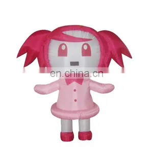 HI High Quality Human Size Advertising Inflatable Spaceman Movie Cartoon for Sale thumbnail-3