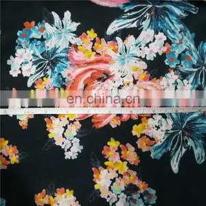 Digital Print Knit Fabric 95% Rayon 5%spandex Rayon Elastic Single Jersey Fabric thumbnail-1
