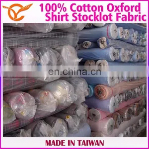Taiwan Online Shopping Piece Dyed Oxford Stocklot Fabric thumbnail-3