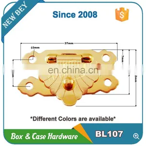 Manufacturer Supply Golden Metal Small Jewelry Box Lock thumbnail-5