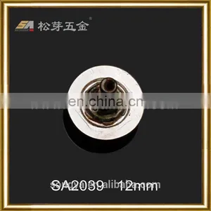 Custom Glossy Finished Rivets And Studs, Nickle Color Plated Rivets For Leather Buckle thumbnail-2