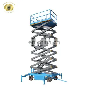 7LSJY Shandong SevenLift 12 Meter Extension Portable Movable 300kg Mobile Hydro Mini Lifter Platform Ladder for Painting thumbnail-5