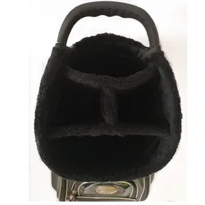 Black High End Enamal Leather Golf Club Bag thumbnail-5