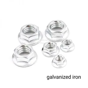Hot Sale Carbon Steel DIN6923 m7 m8 Flange Nut for Machine thumbnail-3