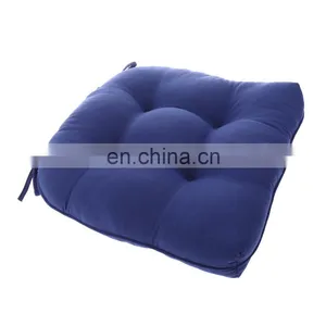 Dark Blue Solid Seat Cushion Tufted Thicken Pillow Seat Corduroy Chair Pad Tatami Floor Cushion thumbnail-6