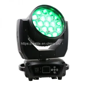 19X15w RGBW LED Wash Zoom Moving Heads Light Used Dj Disco Equipment Led Stage Lamp for Party Show thumbnail-2