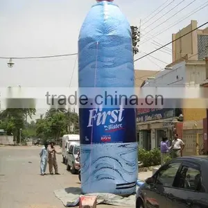 Custom High Quality Giaant Inflatable Advertising Drink Bottle thumbnail-1