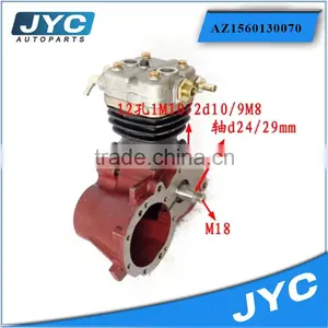 WD615 Truck Air Brake Compressor AZ1560130070 thumbnail-1
