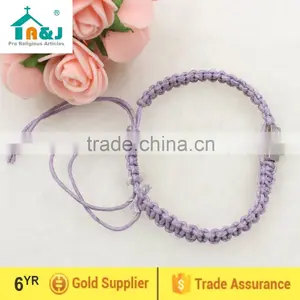 Saints Knotted Cord Bracelet thumbnail-1