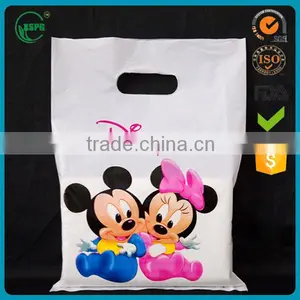 Cute Cartoon Ldpe Bag Printed With Die Cut Handle for Shopping thumbnail-1